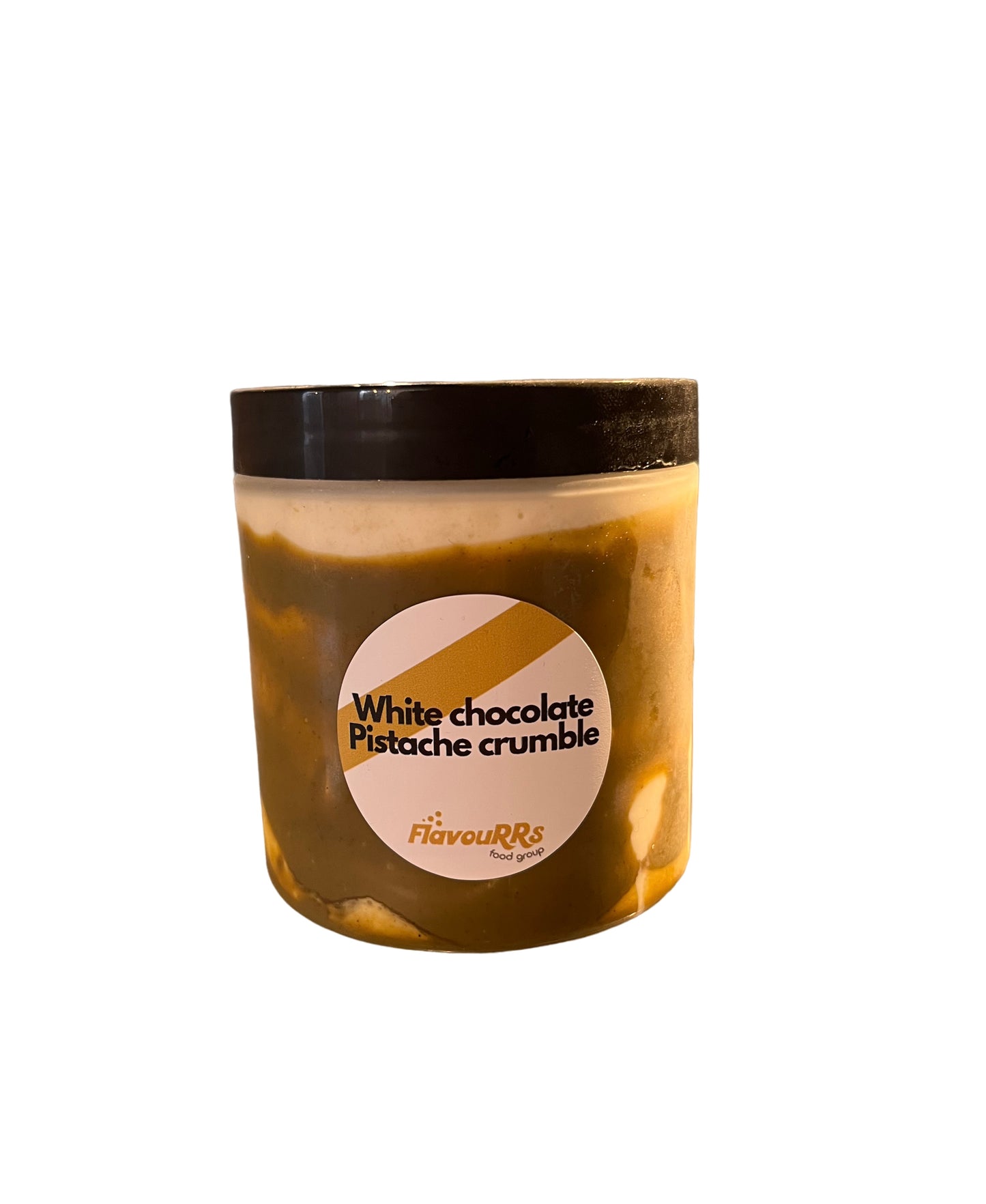 White chocolate pistache crumble 250ML